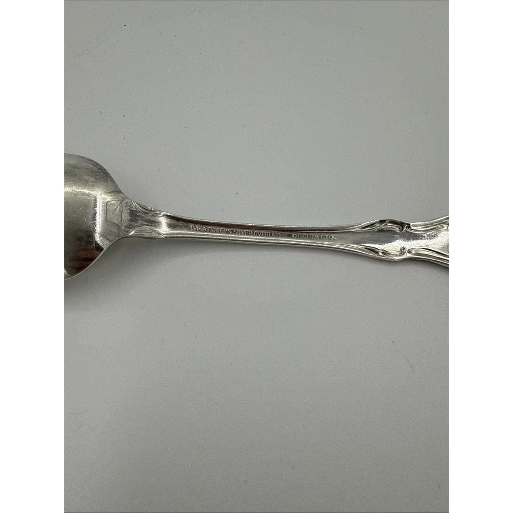 Wm. A. Rogers Silver Overlaid Spoon Chalice Harmony Jasmine Pattern‎ Oneida